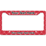 Atomic Orbit License Plate Frame - Style B (Personalized)