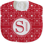 Atomic Orbit Velour Baby Bib w/ Name and Initial