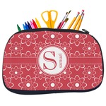 Atomic Orbit Neoprene Pencil Case - Medium w/ Name and Initial