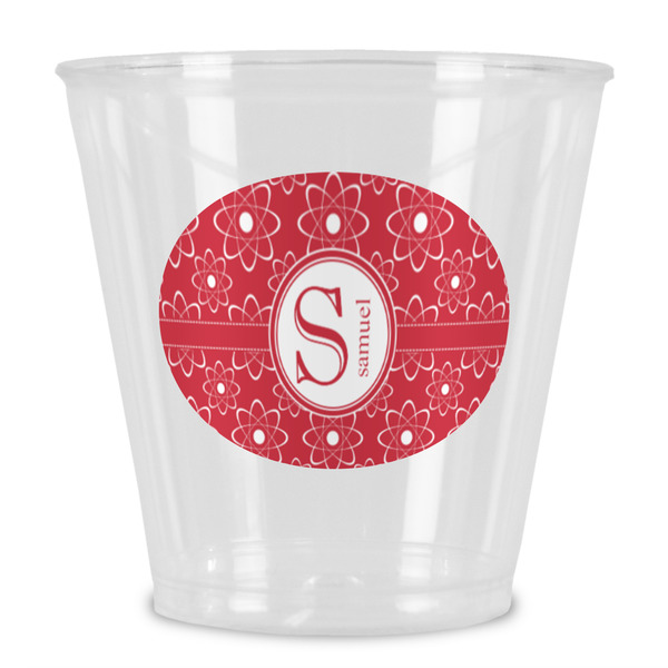 Custom Atomic Orbit Plastic Shot Glass (Personalized)