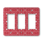 Atomic Orbit Rocker Style Light Switch Cover - Three Switch