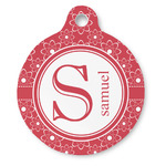 Atomic Orbit Round Pet ID Tag (Personalized)