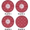 Atomic Orbit Set of Lunch / Dinner Plates (Approval)