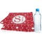 Atomic Orbit Sports Towel Folded with Water Bottle