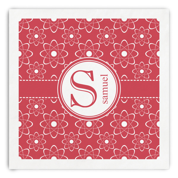 Custom Atomic Orbit Paper Dinner Napkins (Personalized)