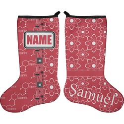 Atomic Orbit Holiday Stocking - Double-Sided - Neoprene (Personalized)