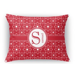 Atomic Orbit Rectangular Throw Pillow Case - 12"x18" (Personalized)