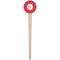 Atomic Orbit Wooden 4" Food Pick - Round - Single Pick