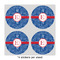 PI 4" Multipurpose Round Labels - Sheet