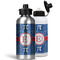 PI Aluminum Water Bottles - MAIN (white &silver)