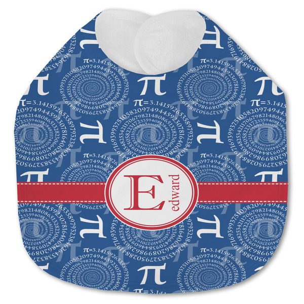 Custom PI Jersey Knit Baby Bib w/ Name and Initial