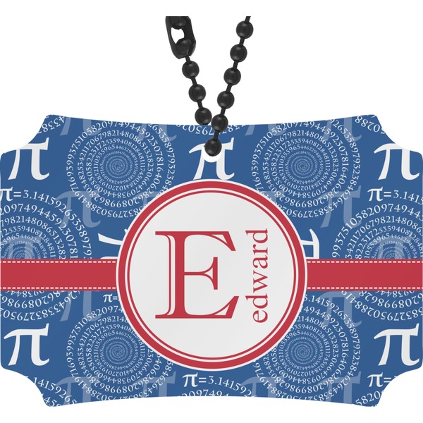 Custom PI Rear View Mirror Ornament (Personalized)