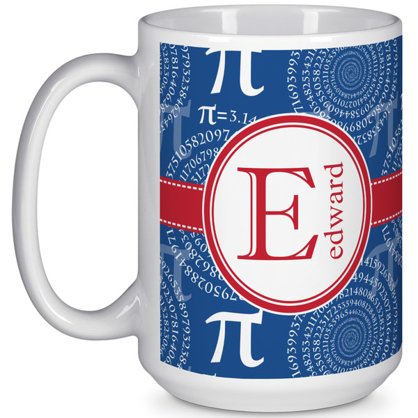 Custom PI 15 Oz Coffee Mug - White (Personalized)