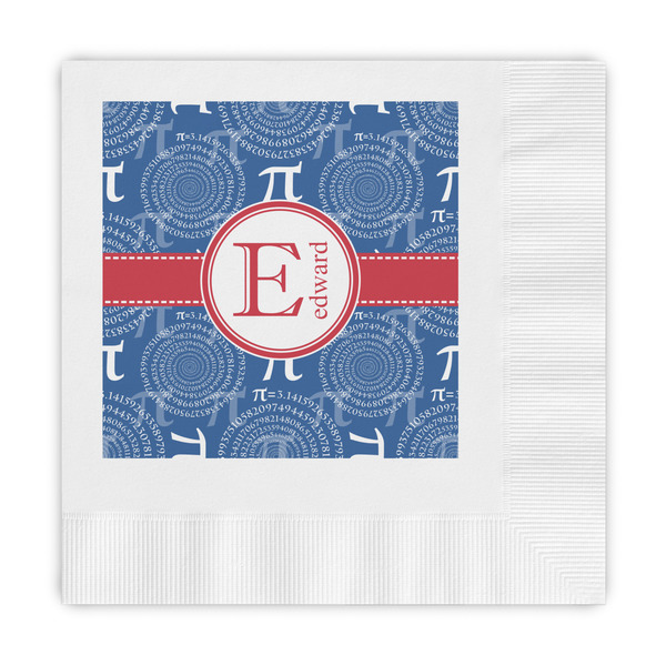 Custom PI Embossed Decorative Napkins (Personalized)