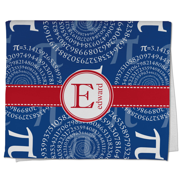 Custom PI Kitchen Towel - Poly Cotton w/ Name and Initial