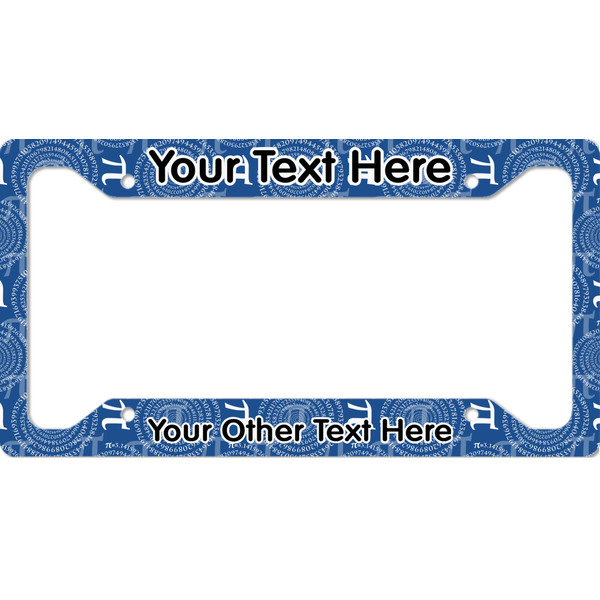 Custom PI License Plate Frame - Style A (Personalized)