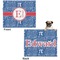 PI Microfleece Dog Blanket - Large- Front & Back