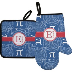 PI Oven Mitt & Pot Holder Set w/ Name and Initial