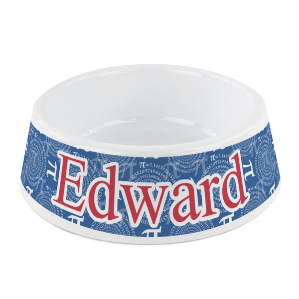 Custom PI Plastic Dog Bowl - Small (Personalized)