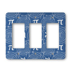 PI Rocker Style Light Switch Cover - Three Switch