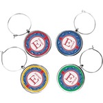 PI Wine Charms (Set of 4) (Personalized)