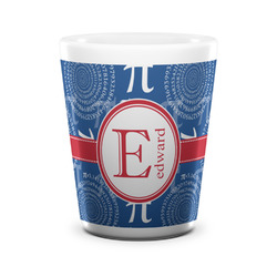 PI Ceramic Shot Glass - 1.5 oz - White - Single (Personalized)