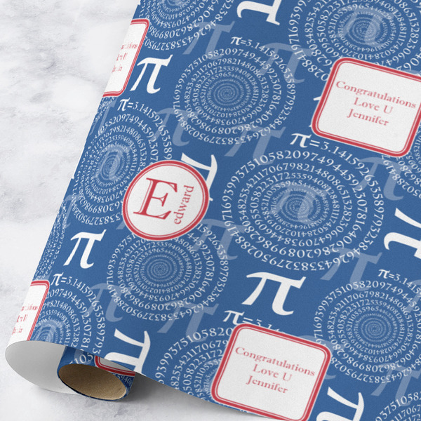 Custom PI Wrapping Paper Roll - Large - Matte (Personalized)