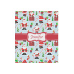 Santa and Presents Poster - Matte - 20x24 (Personalized)