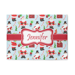 Santa and Presents 5' x 7' Indoor Area Rug (Personalized)