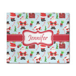 Santa and Presents 8' x 10' Indoor Area Rug (Personalized)