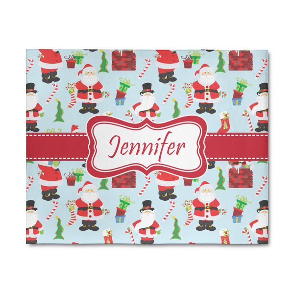 Custom Santa and Presents 8' x 10' Patio Rug (Personalized)