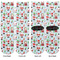 Santa and Presents Adult Crew Socks - Double Pair - Front and Back - Apvl