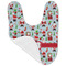 Santa and Presents Baby Bib - AFT folded