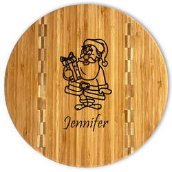 Personalized Fish Art Bamboo Wood Cutting Board (14x 10