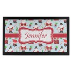 Santa and Presents Bar Mat - Small (Personalized)