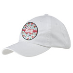 Santa and Presents Baseball Cap - White (Personalized)