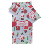 Santa and Presents Bath Towel Set - 3 Pcs (Personalized)