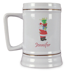 Santa and Presents Beer Stein (Personalized)
