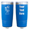 Santa and Presents Blue Polar Camel Tumbler - 20oz - Double Sided - Approval