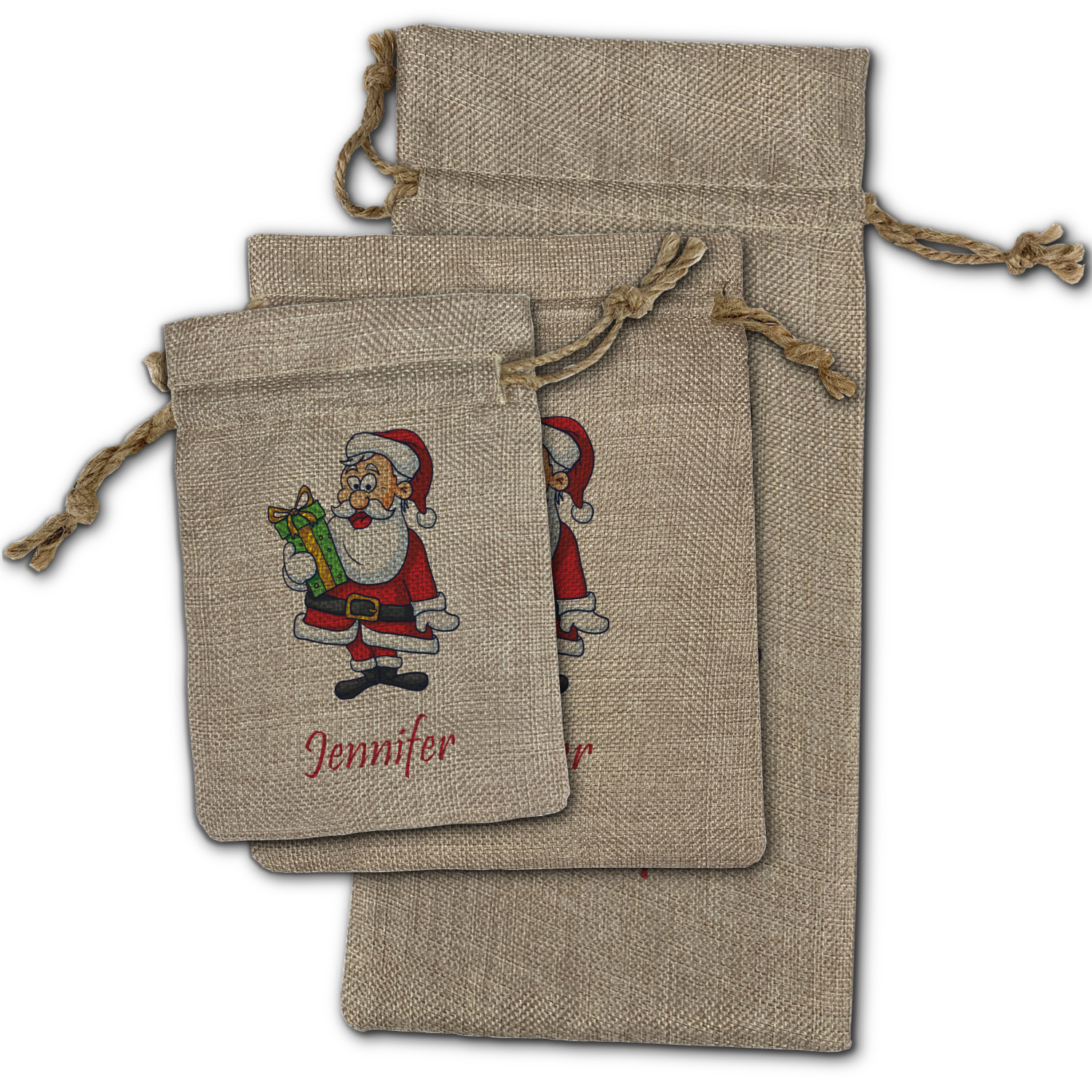 Shappy Christmas Burlap Gift Bags Christmas India | Ubuy