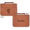 Santa and Presents Cognac Leatherette Bible Covers - Small Double Sided Apvl