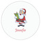 Santa and Presents Drink Topper - Medium - Single