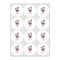 Santa and Presents Drink Topper - Small - Set of 12