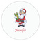 Santa and Presents Drink Topper - Small - Single