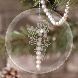 Custom Engraved Glass Ornaments | Design & Preview Online
