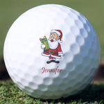 Santa and Presents Golf Balls - Titleist Pro V1 - Set of 12 (Personalized)