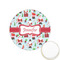 Santa and Presents Icing Circle - XSmall - Front