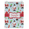 Santa and Presents Jewelry Gift Bag - Matte - Front