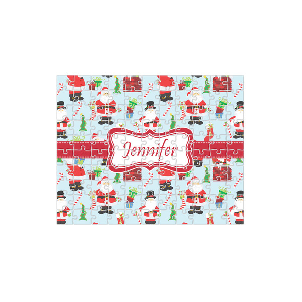 Custom Santa and Presents 110 pc Jigsaw Puzzle (Personalized)