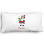 Santa and Presents Pillow Case - King - Graphic (Personalized)